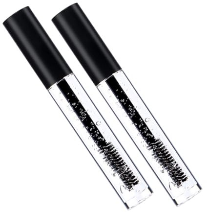 MOTHNUR Gel Transparent pour Sourcils 3.8g 2 Pièces Flacon Plastique Fixateur Waterproof Épaississant Maquillage Naturel pour Femmes