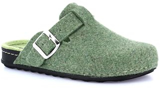 GRUNLAND CIABATTA DONNA S. COLOR BLU-CENERE, SIZE 37 EU BLU-CENERE 37