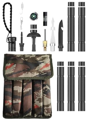 Bâtons de trekking pour la randonnée et la randonnée | Bâtons de marche pliables – Bâtons de trekking pour la randonnée, le camping, la survie, les voyages en plein air