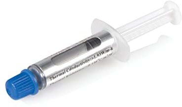 StarTech.com Thermal Paste, Metal Oxide Compound, Re-sealable Syringe (1.5g), CPU/GPU Thermal Grease Paste (SILVGREASE1)