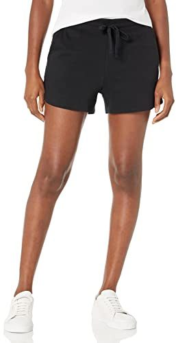 Amazon Essentials Wae60053fl18, pantaloncini donna Donna, Nero (Black), 48 (Taglia Produttore: X-Large)