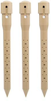14 in. DEEP DRIP Plant Watering Stake (3 Pack) (Tan) | UV-Protected ABS Plastic Deep Root Irrigation Spike for Yard Plants, Shrubs, Vines