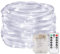 AVEKI Guirnalda de Luces LED, 33 Pies, 100 Luces Con Pilas, Control Remoto y 8 Modos, Impermeables Para Decoración de Interiores y Exteriores, Jardín, Boda