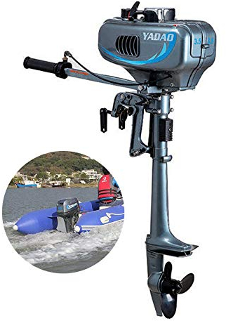 2 Takt 3.5PS Außenborder Wassergekühlt Bootsmotor CDI System 2500W Benzinmotor SHIOUCY