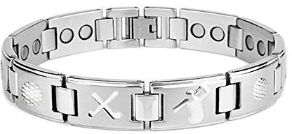 WANGLXTC Titan Stahl Armband, Handgelenk poliert Panzerkette Kettenarmband Schmuck Exquisiter Accessoire, Tolles Geschenk, für Herren, 1 Stück, Steel