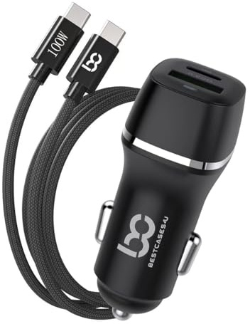 NWNK13 Car Charger Adapter USB C 48W USB Socket with Type C Cable Car Phone Charger for Samsung Galaxy Z flip 7/Z fold 7/FE 7/Z flip 6/Z fold 6/Z flip 5/Z fold 5/Z flip 4/Z fold 4/A26/A36/A56/A17