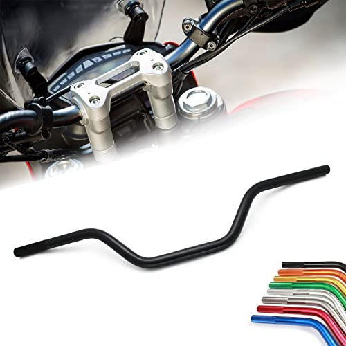 Guidon de moto universel de 22 mm pour CRF YZF KXF KLX RMZ DRZ KX RM YZ SX EXC XC 65 85 125 250 300 350 450 Dirt Bike ATV Noir