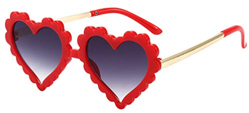 SOIMISS Kinder Herz Anti- UV Sonnenbrille Herz Form Sonnenbrille Party Brillen
