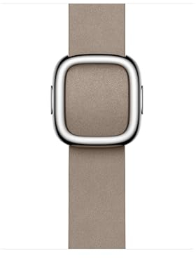 Apple Watch Band - Modernes Lederarmband - 41 mm - Mandel - Small