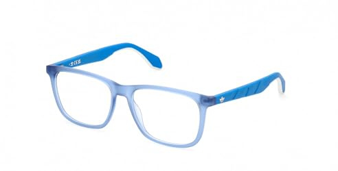 adidas Originals Brille mit Sehstärke für Herren optional mit Sonnenbrillentönung oder Blaulichtfilter, Tropfen, gefertigt aus Kunststoff, Modell: OR5076 (inklusive Brillenetui)
