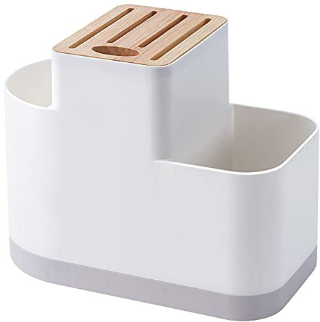 Jaopary Multifunction Cutlery Drainer and Knife Holder Kitchen Utensils Holder for Countertop Chopsticks