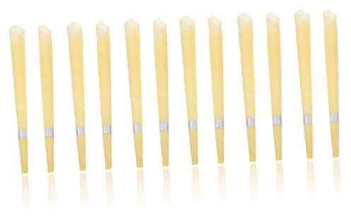 minkissy 12stücke Teiliges Ohrenkerzen Bergamotte-duft Trichterförmig Für Bessere Saugwirkung Langlebige Aromatherapie-stäbchen Zur Sicheren Ohrenreinigung Und Entspannung Bei Erwachsenen k