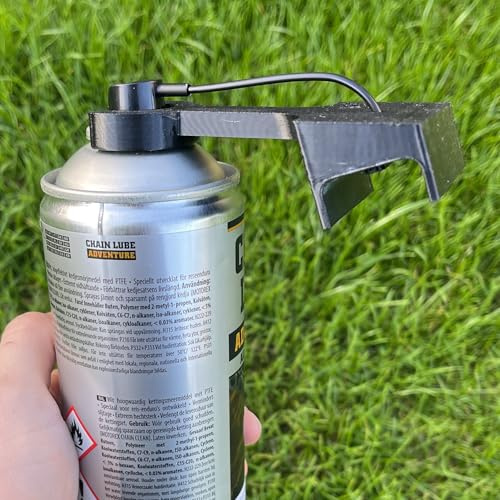 Guida per lubrificante catena moto, guida lubrificante con doppio spray, compatibile con misure 428/520/525 (520)