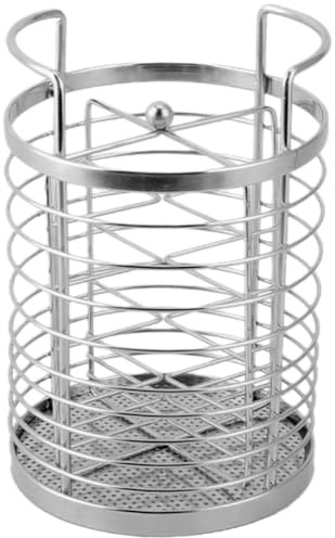 Soporte De Almacenamiento Para Cucharas Y Palillos, Escurridor De Cubiertos Para Utensilios, Cubo De Almacenamiento Para Vajilla De Cocina, Estante De Almacenamiento Para Tenedor Y Cubiertos De Acero