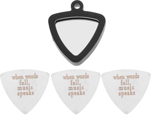 GLSTOY 3piezas Púas De Guitarra Soporte De Plectros Para Guitarra Eléctrica y Diseño y Para Principiantes y