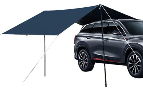 Lunaobrik Campingzelt für Auto, Heckklappenzelt, Vorzelt für Auto, automatisch, Heckzelt, robuste Konstruktion, für Aktivitäten