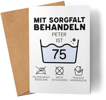 Kiddle-Design Personalisierte Karte 18. Geburtstag - Mit Sorgfalt behandeln das Gute Stück ist 18-18ter Geburtstag Lustige Geburtstagskarte Mann Frau