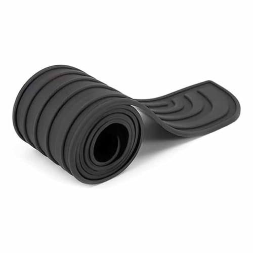 YZYLYW Auto Ladekantenschutz Schutzfolie für VW T-ROC TROC 2018-2022, Heckstoßstangenschutz Anti-Kratz Anti-Scratch Ladekantenschutz Folie Zubehör,90cm*7cm-A/Black