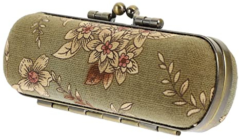 BESPORTBLE Custodia Per Rossetto Vintage Con Specchio Scatola Porta Rossetto Retrò Morbido
