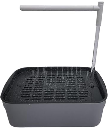 Automatische Vogel Dusche | Wiederaufladbares Badehaus Mit Zirkulationspumpe | Leise ABS-Wanne Für Sittiche, Wellensittiche | Tierpflege Zubehör Für Käfig & Voliere