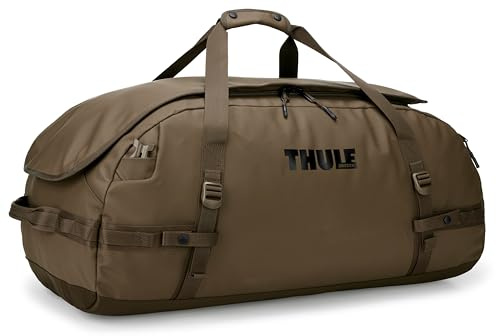 Thule Chasm Duffelväska, 90 l, lätt att bära, kan omvandlas till ryggsäck, inre nätfickor, låsbara dragkedjor, återvunnet material
