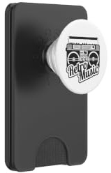 Beatbox Boombox Boombox rétro années 80-90 PopSockets PopWallet pour MagSafe