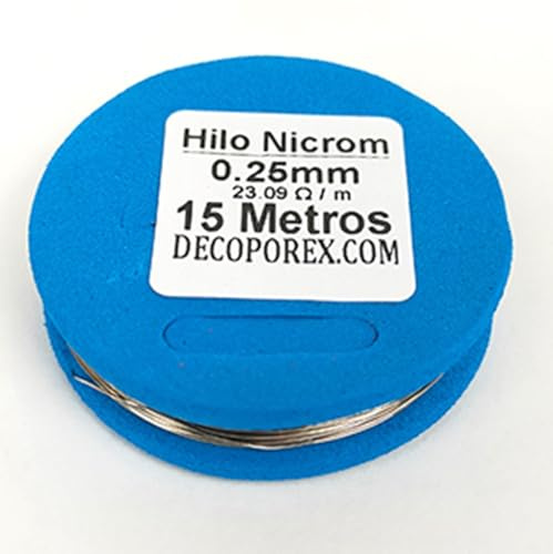 Bobina hilo de resistencia de Nicrom 0,25mm – 15 metros