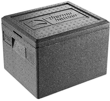 thermohauser Scatola termica EPP GN 1/2 con coperchio, 19 litri, 39 x 33 x 28 cm