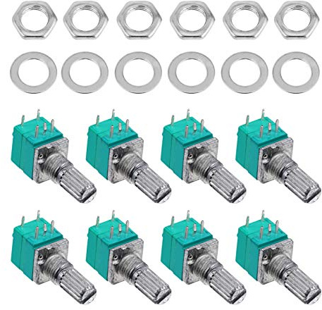 VILLCASE 10stücke Potentiometer Mit Single Turn Metallfilm Für Audioanwendungen Für Verstärker Und Präzise Anpassungen Langlebig Und Installieren