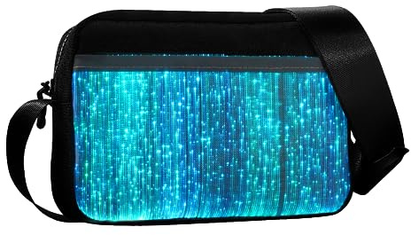 lumisonata Led Crossbody Bag Small Light Up Purse Glow Handbags Mini Shoulder Bags Women Luminous Wallet for Party