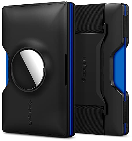 Spigen Wallet S Kreditkartenetui Geldbörse Herren mit Airtag und Bargeld Clip Portemonnaie für Karten Geldbeutel Kartenhalter Kartenfach Geldklammer