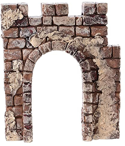 Holyart Parete con arco 10x10x2 cm resina per presepe