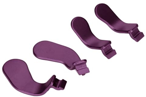 Cuifati Premium Stainless Steel Metal Material 4pcs Controller Paddles Compatible with One Wireless Controller Series 2 (Purple)