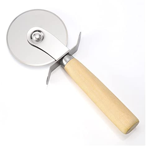 Pizzaschneider 1pc Griff Pizzaschneider Home Family Rundes Edelstahl Pizzamesser für Pizza Werkzeuge Pizzaschneider