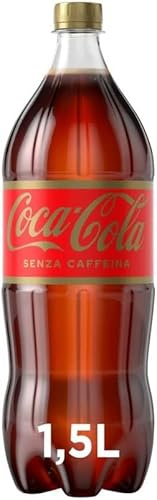 Lot de 12 boissons gazeuses Cola-Cola Senza Caffeina PET 1,5 l de coke sans caféine