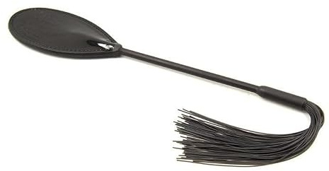 BONDAGERIE® Frustino con Filamenti in Gomma, e Paddle Paletta, Due in Uno