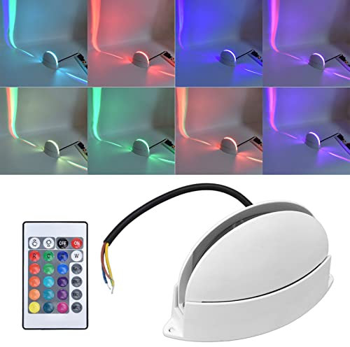 10W LED Davanzale della Finestra RGB Telecomando Applique da Parete 24 Tasti Ad Alta Luminosità Semicerchio Luce del Corridoio 360 ° Linea Luminosa del Telaio della Porta Lampade da Parete Per Camera