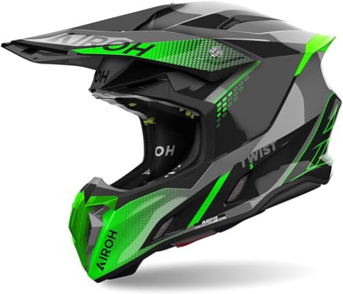 AIROH TWIST 3 SHARD GREEN GLOSS L