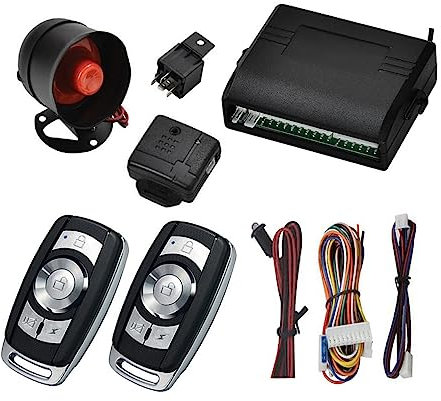 iplusmile 1set Di Allarme Per Auto Con Controllo Remoto Antifurto Meccanico Con Modalità Programmabili e Promemoria Chiusura Apertura Porta