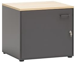 Schildmeyer Mehrzweckschrank abschließbar Solea 158875, anthrazit, 67,1 x 60 x 60 cm