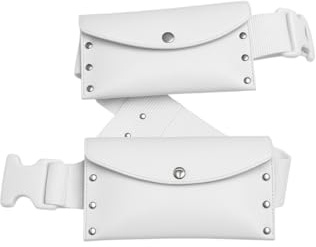 Sublime Offer Cinturón Ihram para Hajj y Umrah, Cinturón Ajustable de Cintura con Bolsillos Seguros para Dinero y Elementos Esenciales, Ligero y Cómodo, Talla Única, Color Blanco