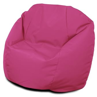 Bags of Beans Wipe Clean Large High Back Childrens Bean Bag - Pink