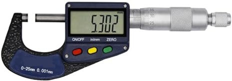 Micrometro esterno da 0,001 mm 0-25mm 25-50mm Micrometro digitale in acciaio inossidabile Micrometro elettronico Misuratore di calibro(50-75mm)