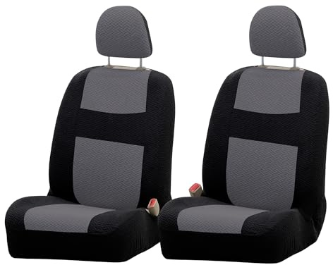 SUKAIKEQA Fundas para Asientos de Coche aptas para múltiples Modelos de vehículos estándar, con un diseño elástico Ajustable específico para los Asientos Delanteros (Asiento del Conductor).
