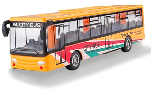 Bus Bambini Giocattolo,Macchinine Bus Giocattolo per Bambini,Autobus in lega Model bus,Funzione Pull-Back Veicoli Giocattolo,Regalo Per Feste Di Compleanno