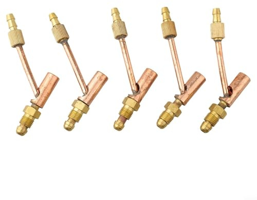 Set di 5 raccordi TIG per WP9 WP17 WP26 con gas indipendente e percorso cavo per uso di saldatura raffreddato ad acqua (WP9 WP17)