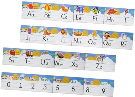SECFOU Set Bacheca Adesiva Lettere Dell’alfabeto Inglese e Numeri 0-9, Decorazione Aula, Materiale Resistente Adesivo Biadesivo per Facile Installazione, per Scuola e Uso Domestico