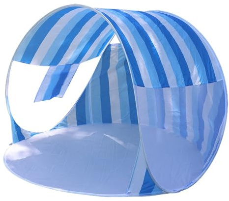 Tente de Plage Parasol de Plage 2-3 Personnes Pliable Protection UV