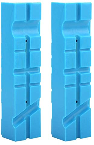 2 Pièces Tampon Mâchoire Étau Établi Multi rainure Magnétique Protège étaux Banc Vice Mâchoire Outil Découpage