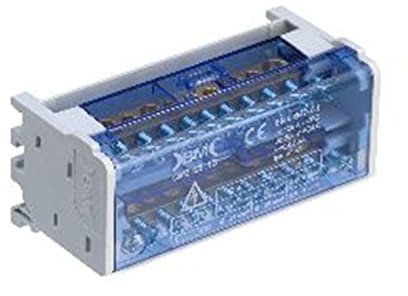 ECI ELETTROFORNITURE QM210007C BM SPA MORSETTIERA BIPOLARE DI_DISTRIBUZIONE 2P 100A 500V 7FORI CONNESSIONE_A_VITE GUIDA_DIN